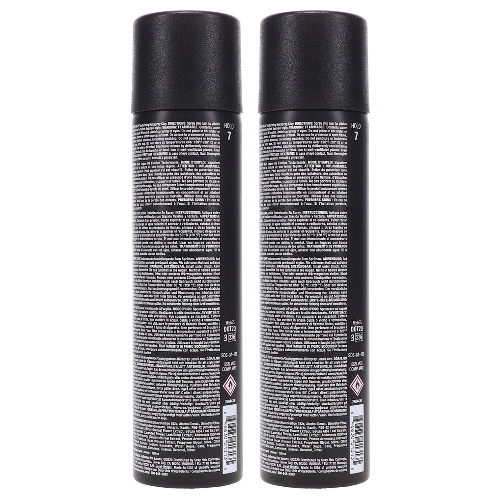 Hair Styling Spray Clay 4.4 oz Pack - Matte Finish, Texturizing Hold