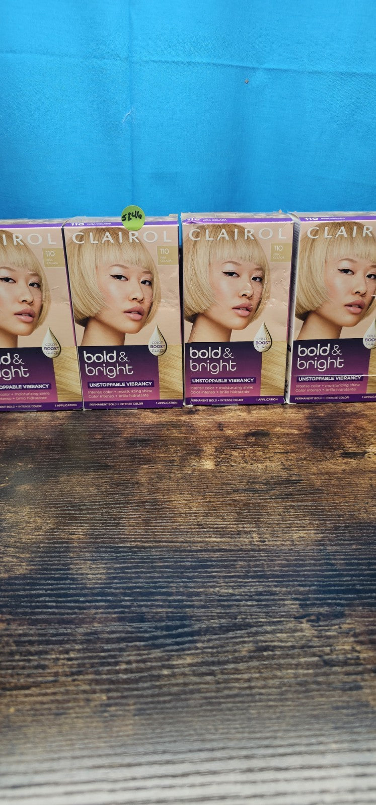 Clairol Pina Colada Permanent Hair Color Kit - Bright & Bold, 4 Pack