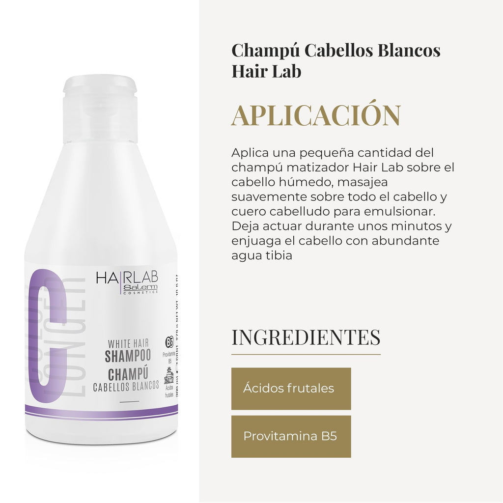 White Hair Shampoo for Gray Blonde Hair 10.6 Oz - Color Reviving & Brightening