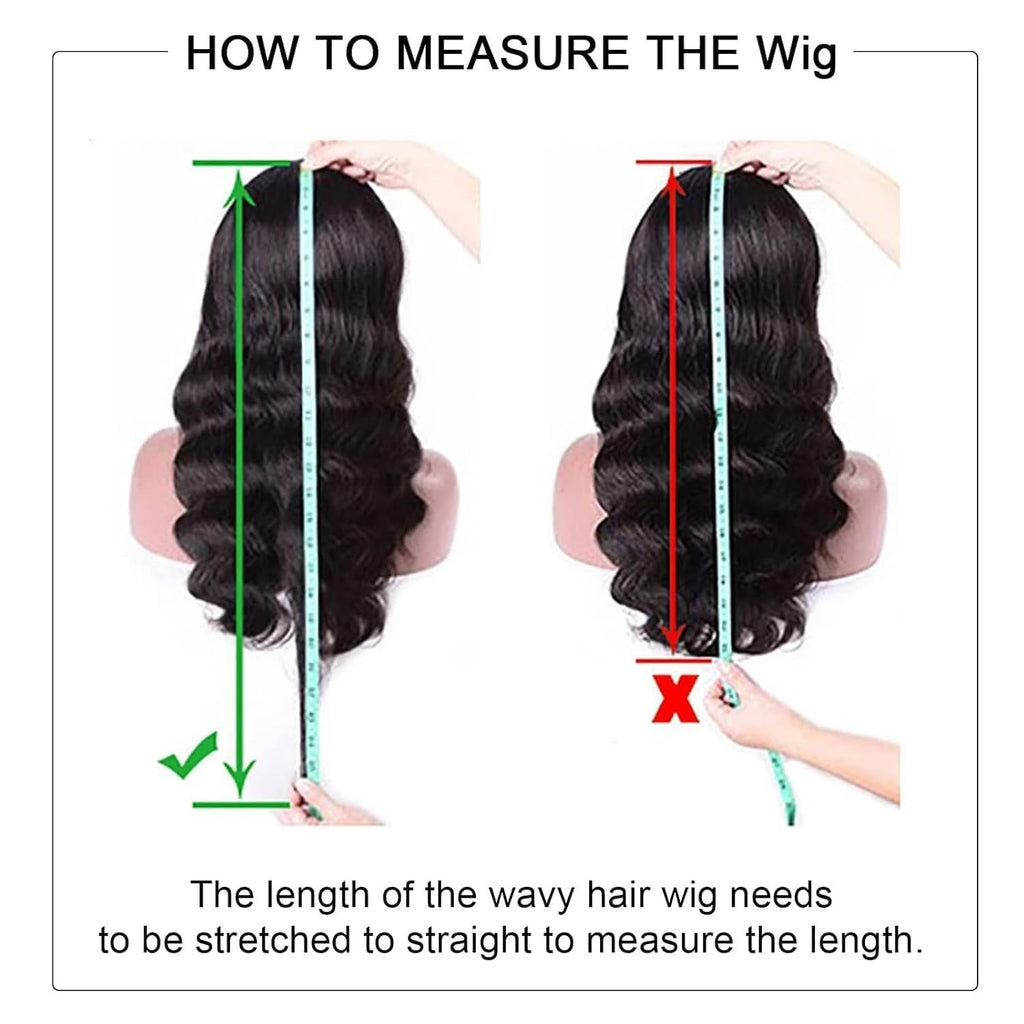 16-Inch Body Wave Wig with 150% Density - Brazilian Virgin Hair Headband Style