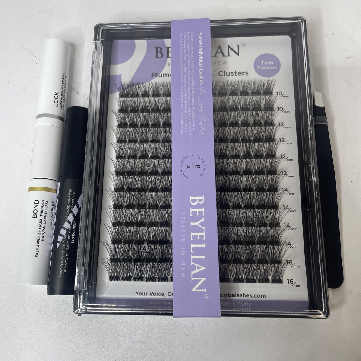 Lash Extension Kit with 144 Cluster Lashes and Tools for Eyelash Enhancement