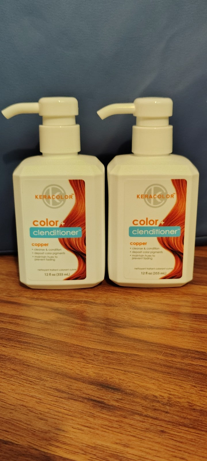 Copper Color Deposit Shampoo and Conditioner Set - 12 Fl Oz Each, Pack of 2