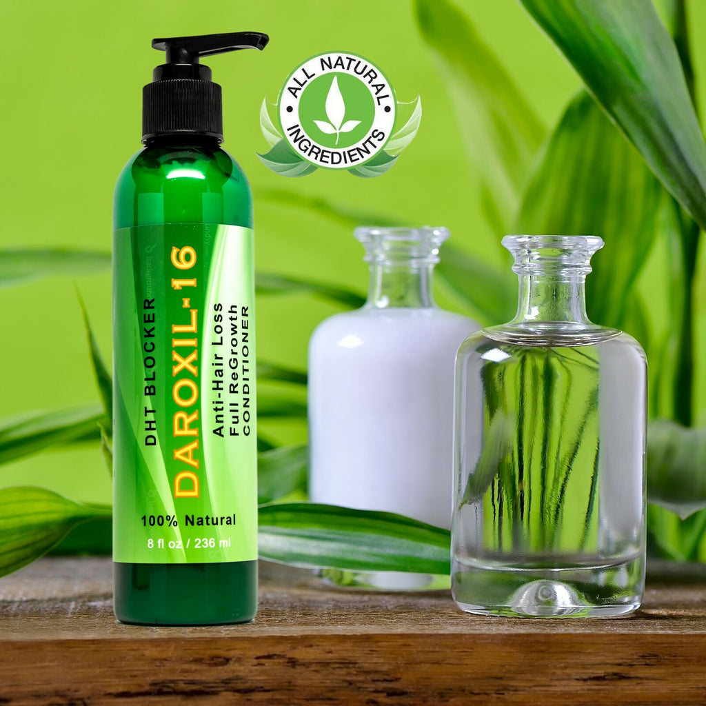 Hair Loss Regrowth Shampoo & Conditioner Set with 16 Natural Oils for Men Women