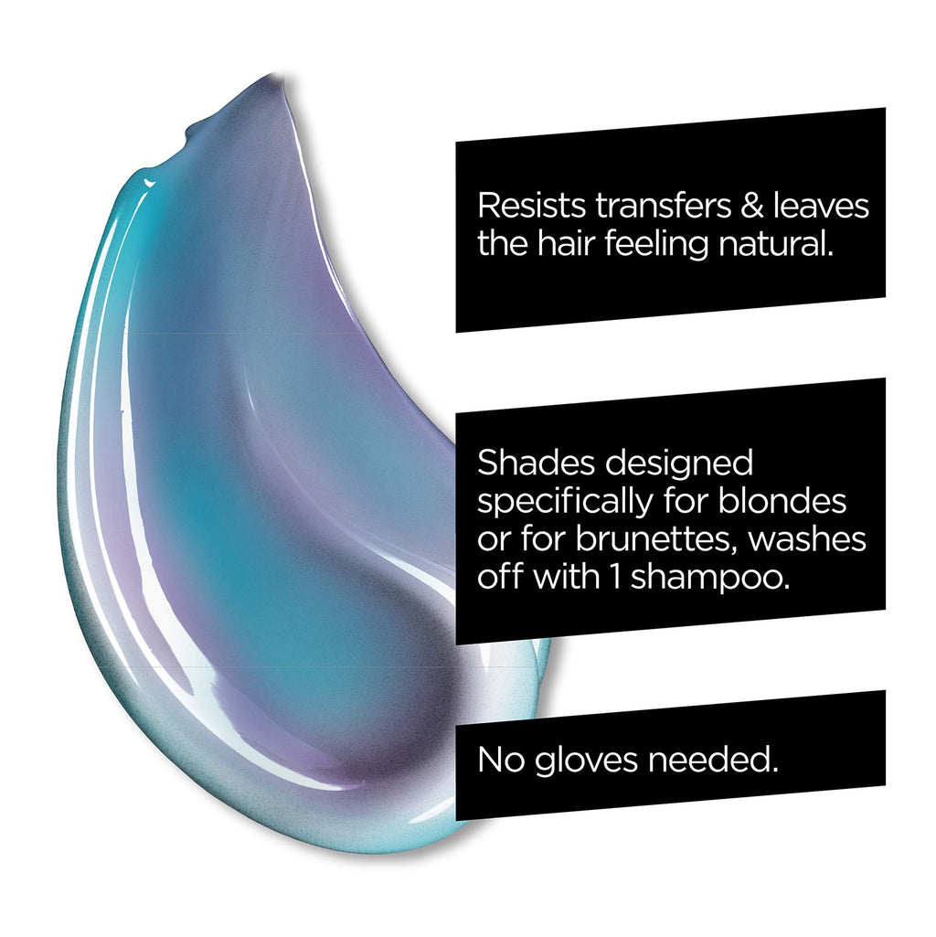 Temporary Hair Color for Blonde and Brunette Hair - 1 Fl Oz