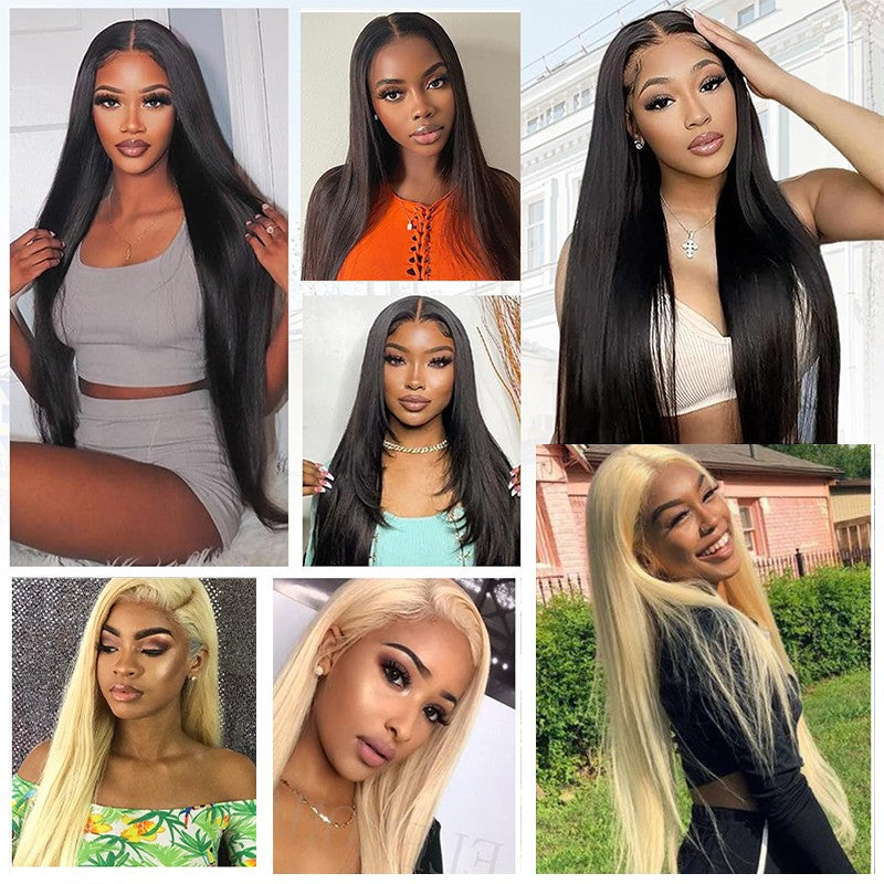 Human Hair Topper with Lace Front for Thinning Hair - Full Lace Hairpiece