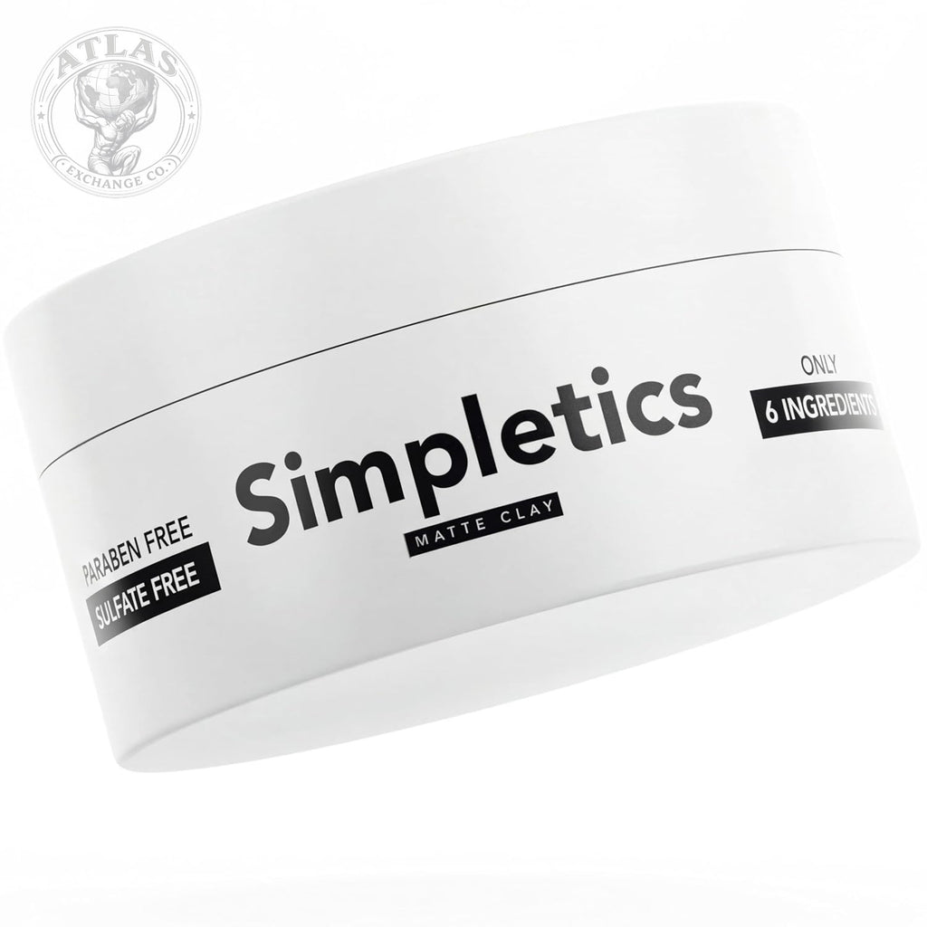 Men's Hair Clay with Natural Ingredients & Matte Finish - Strong Hold, Vanilla Scent - 2 Oz