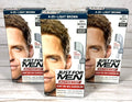 Just For Men Light Brown Hair Color Kit 3-Pack No-Mix AutoStop Easy Application