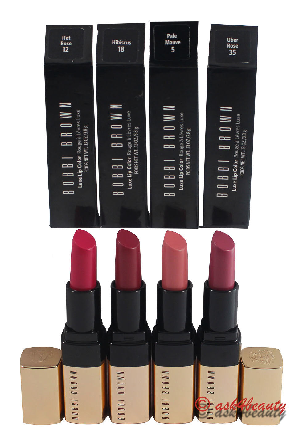 Luxe Lip Color - Smooth Moisture & Rich Color, Choose Shade (0.13 oz / 3.8 g) - New In Box