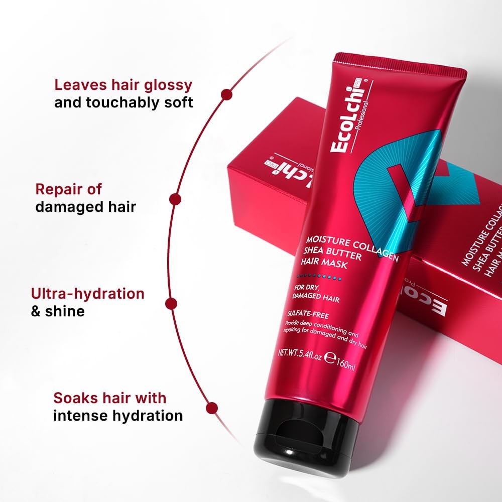 Deep Conditioning Hair Mask for Dry Hair with Collagen & Shea Butter