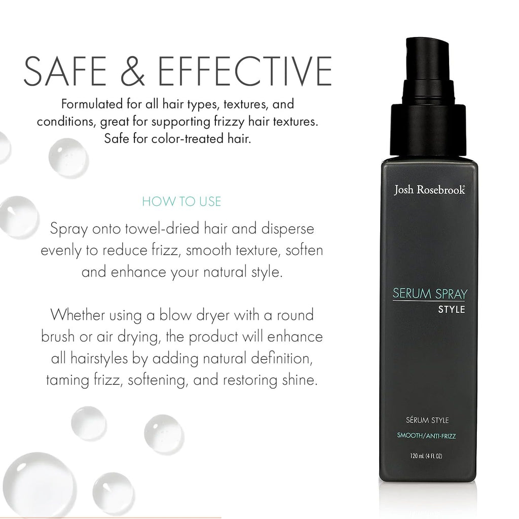 Anti-Frizz Hair Serum Spray for Curl & Wave Definition - All Hair Types