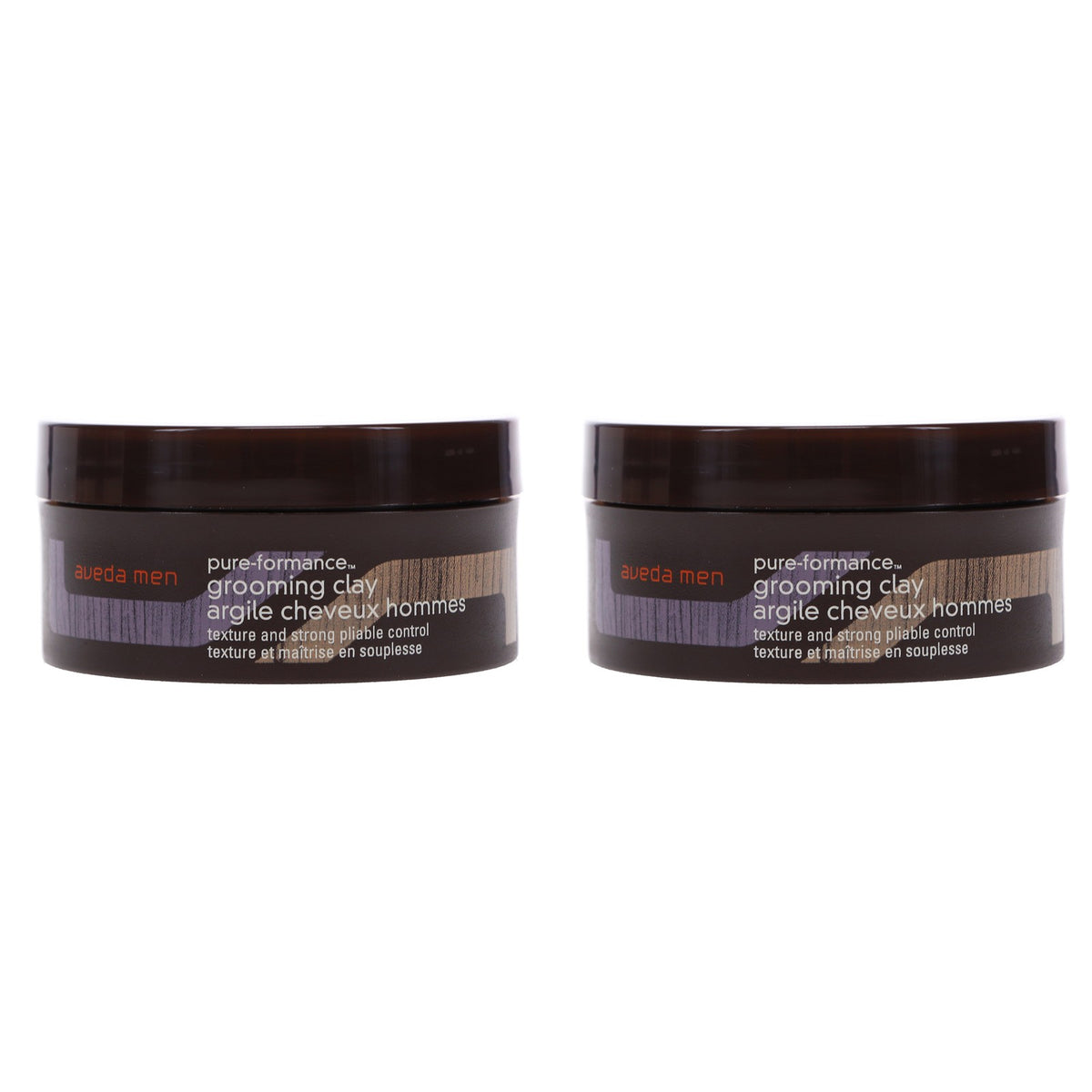 Men's Grooming Clay 2.6 oz - Texturizing Hair Clay for Men, 2 Pack