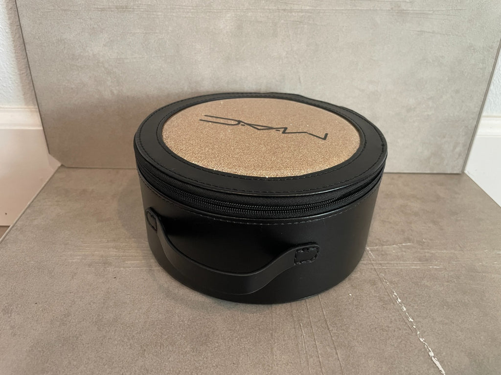 MAC Round Shimmer Eyeshadow Travel Case 2025 Holiday Bag