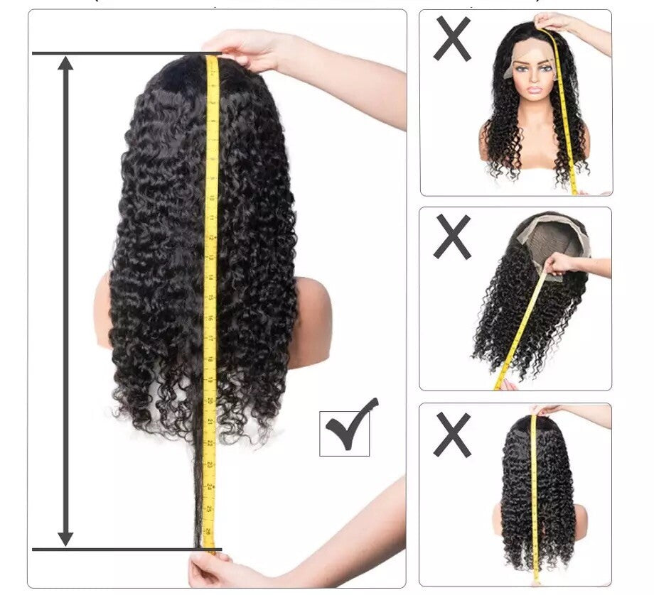 Curly Human Hair Wig Brazilian Remy Pre-Plucked Lace Front & Full Lace Styles