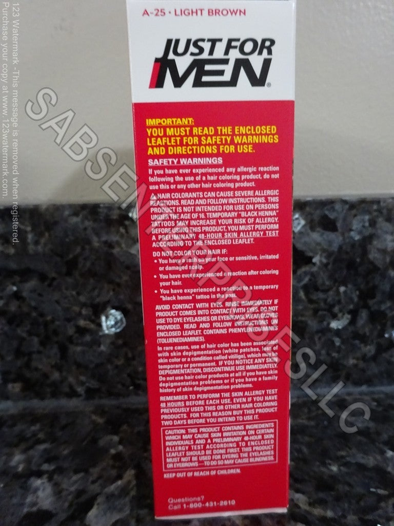 4 Boxes of Light Brown Hair Dye - Easy Comb-In Permanent Hair Color