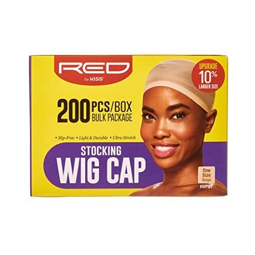 200PCS Breathable Red Wig Caps - Lightweight Secure Hair Cover