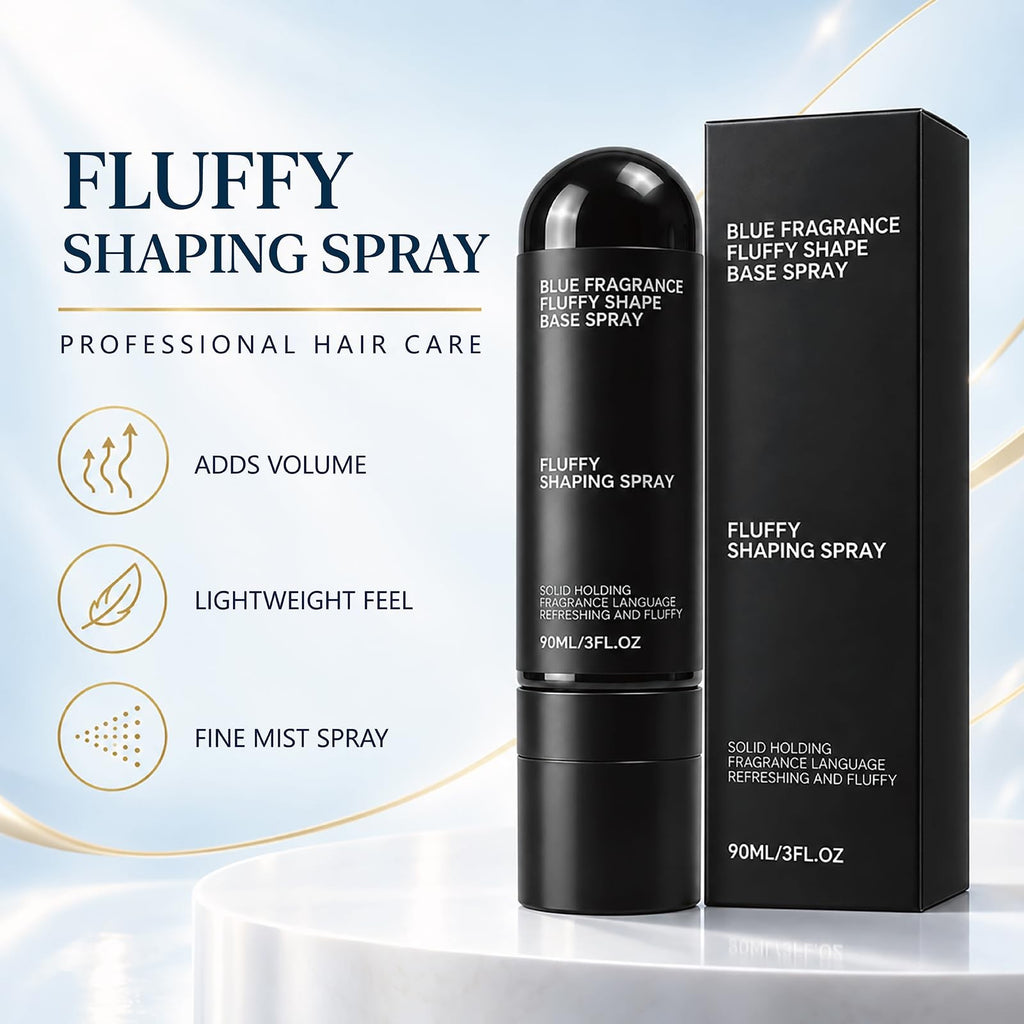 Volumizing Hair Spray with Blue Fragrance – Natural Root Lift & Long-Lasting Hold