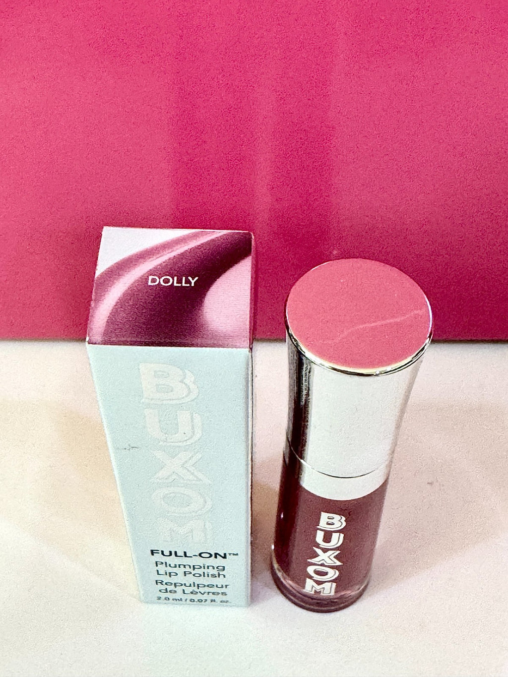 Buxom Full On Lip Plumper Mini Set 2 x .07oz / 2ml Dolly Mauve