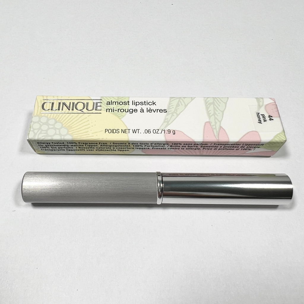Clinique Almost Lipstick Pink Honey Shade 44 Full Size 0.06 oz / 1.9 g