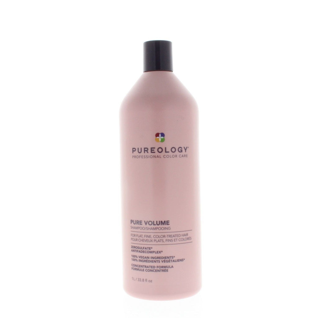 Pureology Volume Shampoo 1 Liter Lightweight Hair Care for Fine Color-Treated Hair
