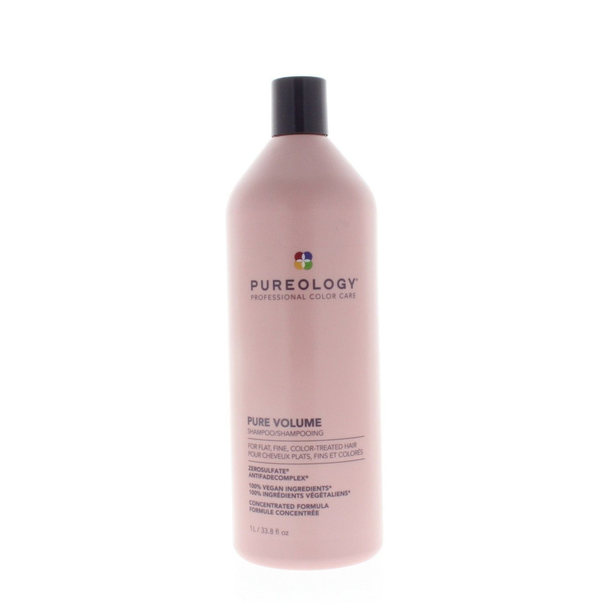 Pureology Volume Shampoo 1 Liter Lightweight Hair Care for Fine Color-Treated Hair