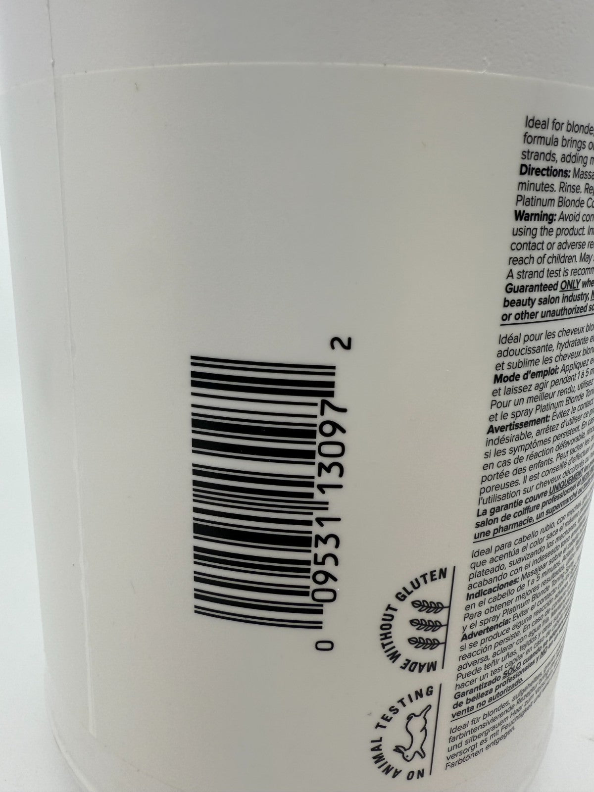 1 Gallon Blonde Hair Shampoo for Medium, Grey & Silver Hair - Refreshing Scent