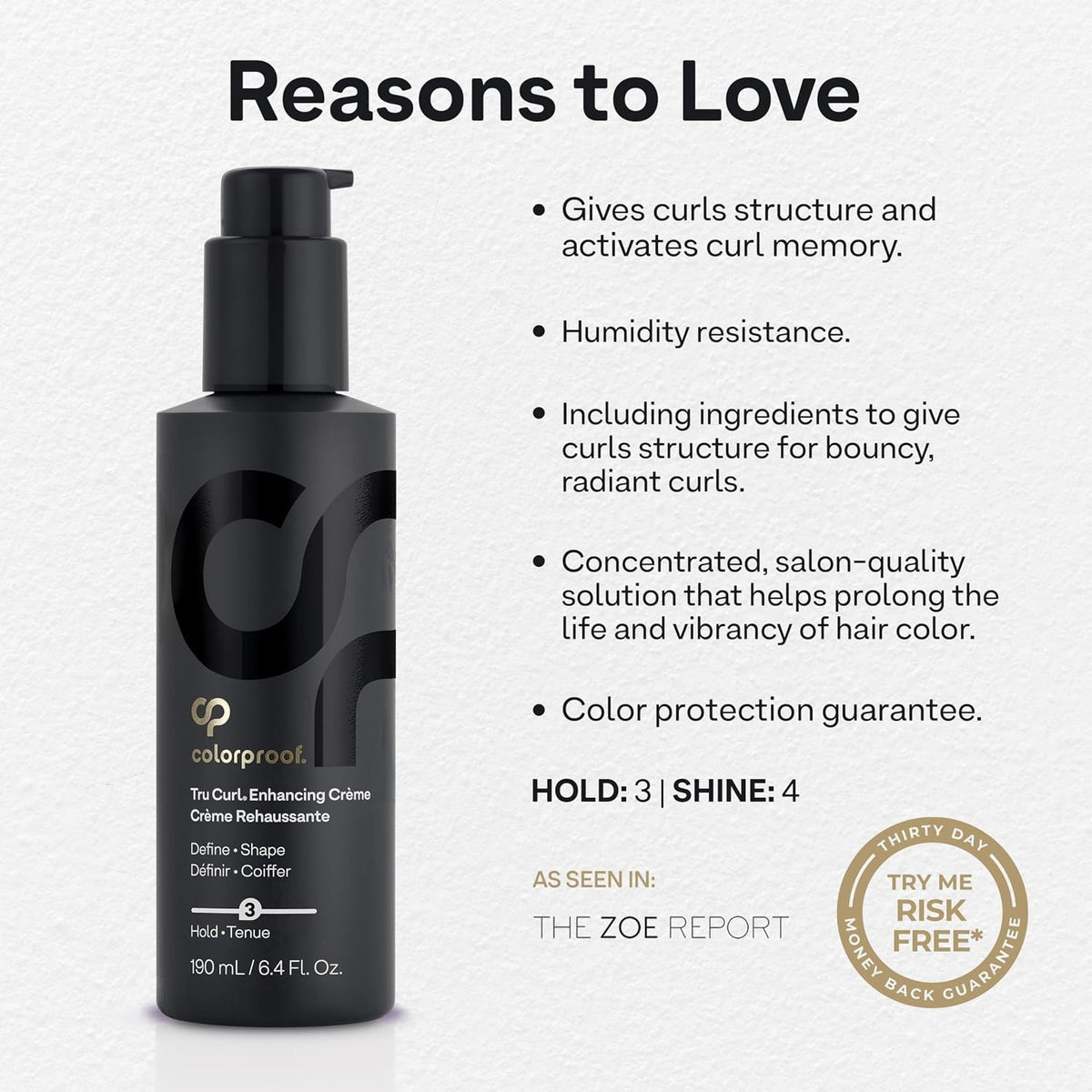 Curl Enhancing Cream for Curly Hair - Anti-Frizz, 6.4 fl oz, Jasmine Peach Scent