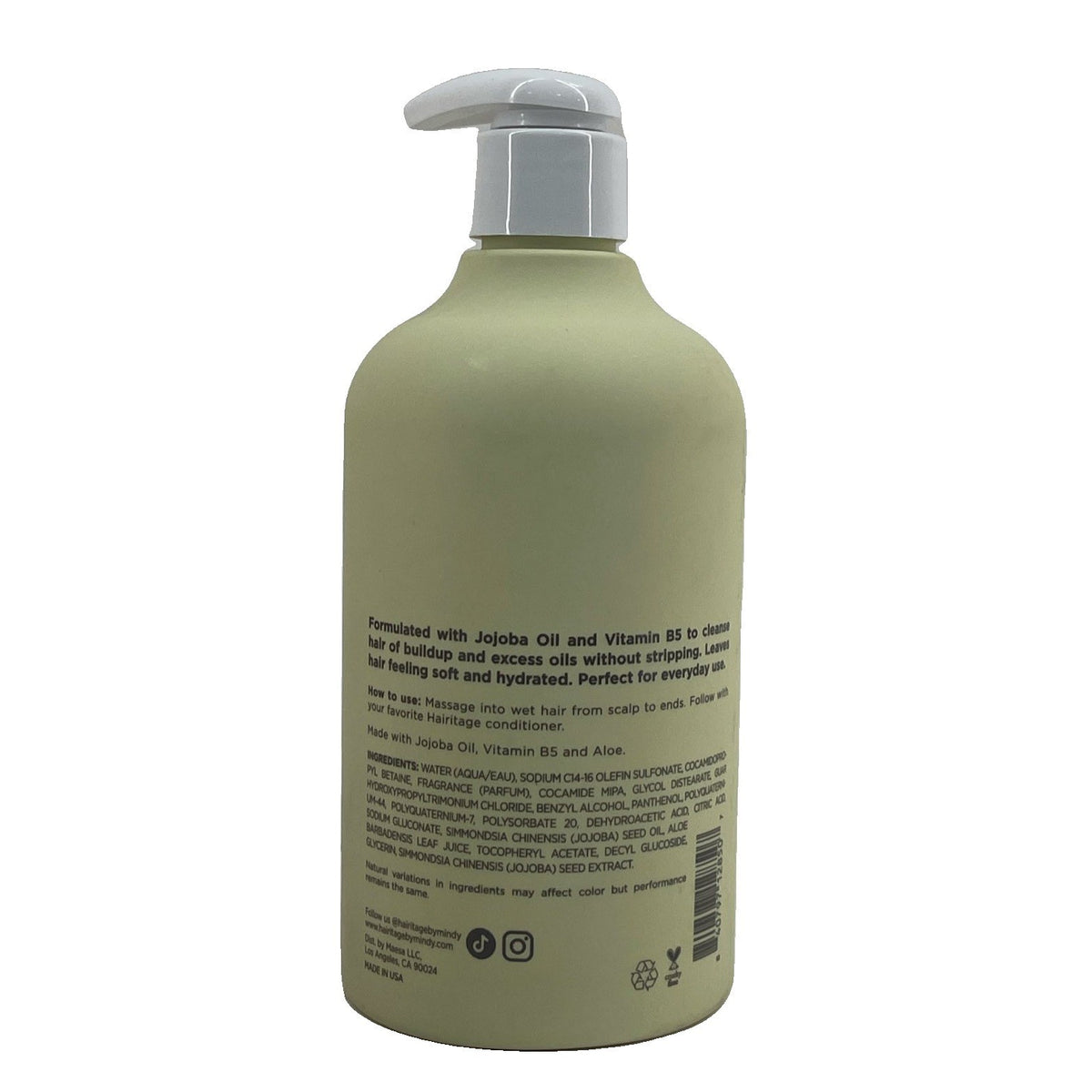 Gentle Daily Shampoo 13 oz 2 Pack for Healthy Hair - Sulfate-Free, Plant-Based