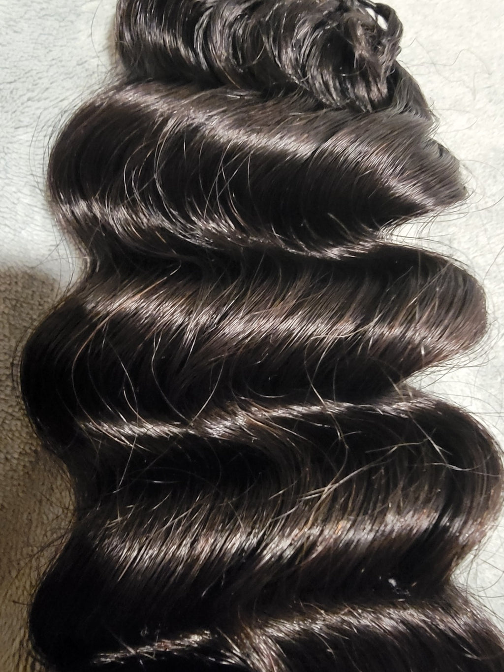 Deep Wave Crochet Human Hair Extensions 16 Inch 60g Knotless Pre-Separated