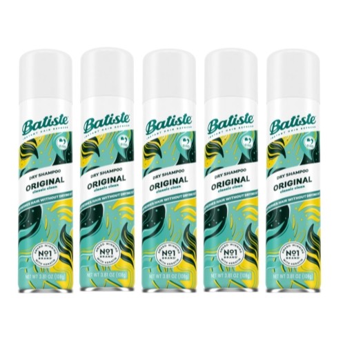 Dry Shampoo Classic Clean 5 Pack - Instant Oil Absorption & Freshness