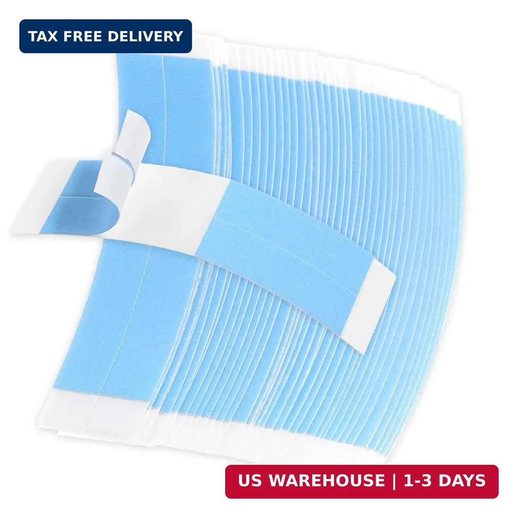 Waterproof Double-Sided Wig Tape for Lace Wigs & Toupees - 60 Pieces