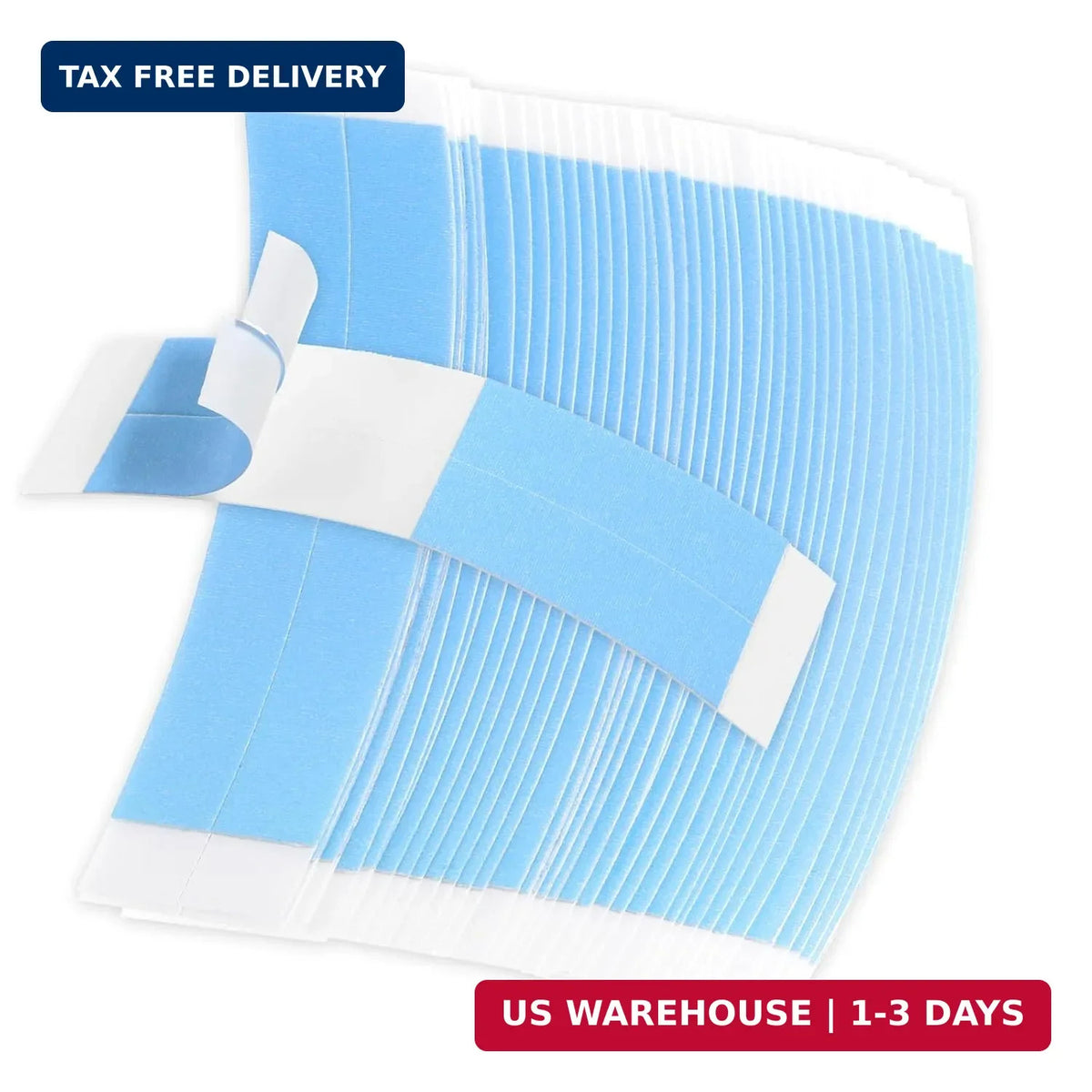 Waterproof Double-Sided Wig Tape for Lace Wigs & Toupees - 60 Pieces