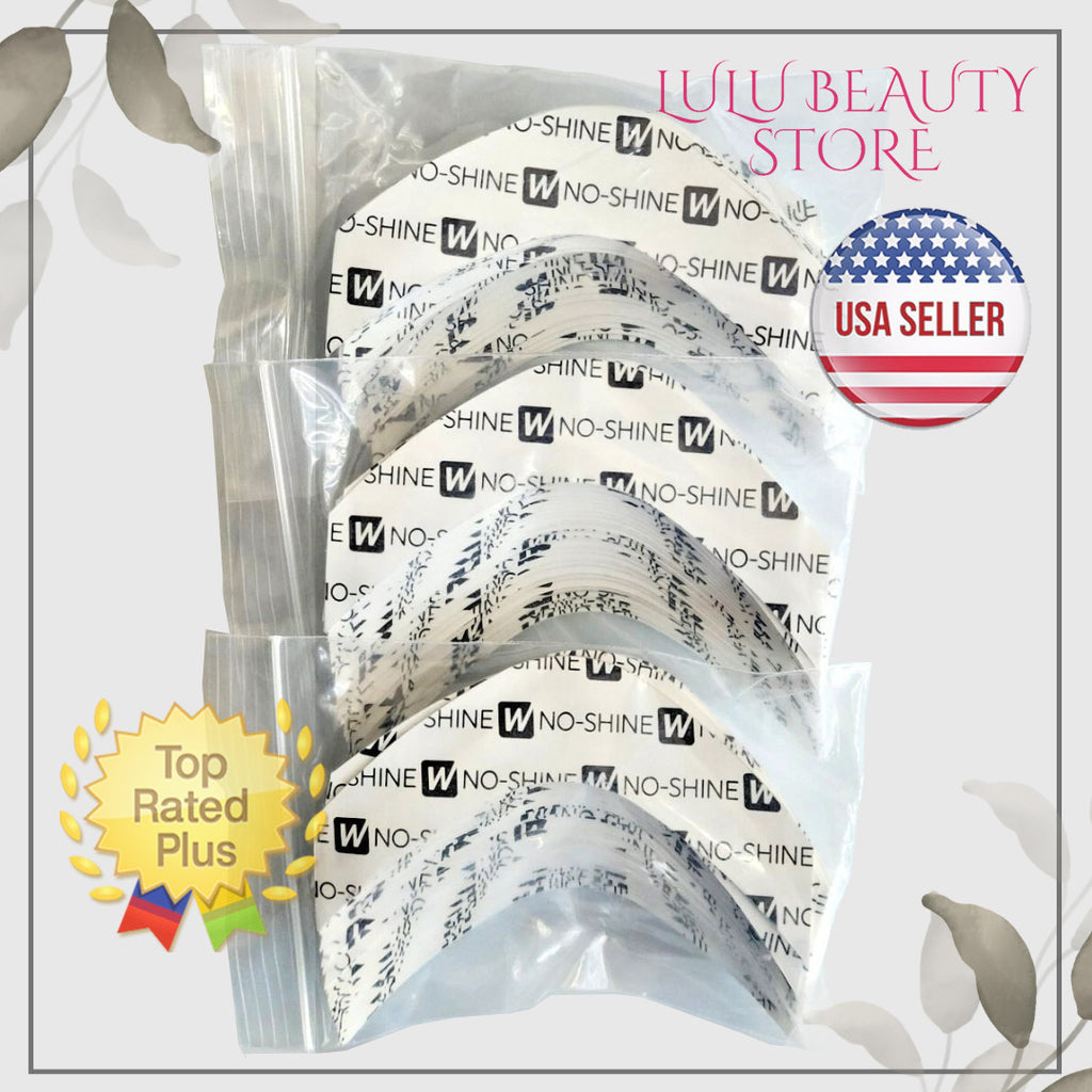 No Shine Tape Strips for Lace Wigs and Toupees - 108 Pieces