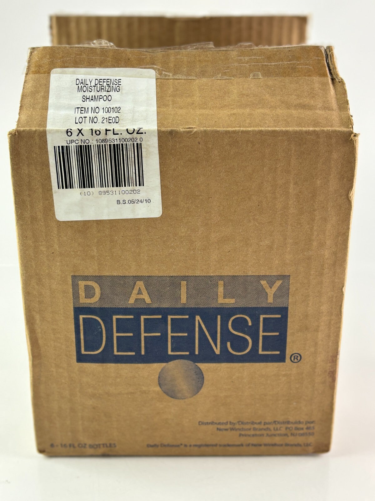 Daily Defense Moisturizing Shampoo for Dry & Damaged Hair - 16 oz (Pack of 6)