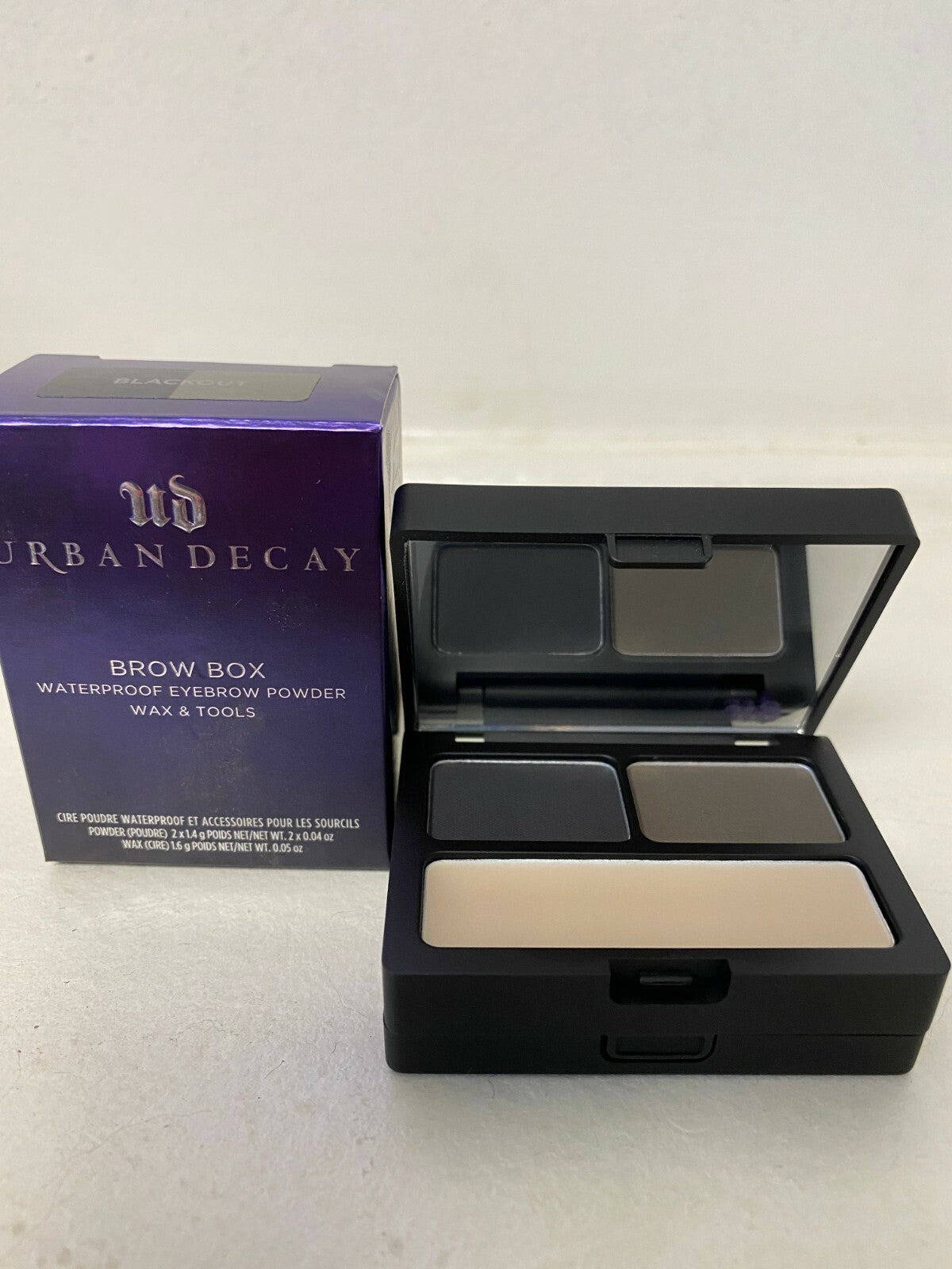 Urban Decay Brow Box Blackout Waterproof Eyebrow Powder Kit with Tools