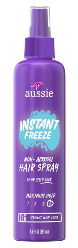 (2 Pack) Max Hold Non-Aerosol Hair Spray - Instant Freeze 8.5 oz for All Hair Types