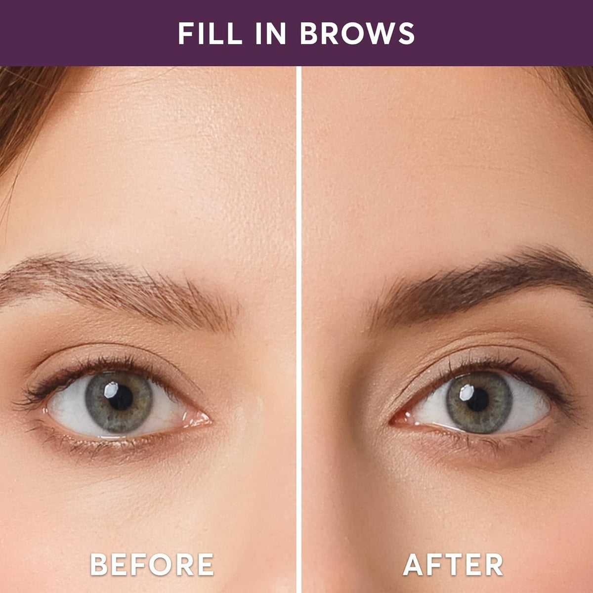 Root Touch Up Powder for Gray Coverage & Brow Filler - Medium Brown