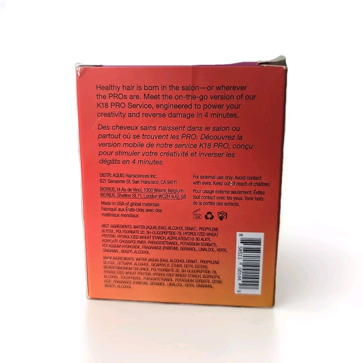 K18 Pro Hair Repair Mini Kit - Molecular Repair Mist & Mask Set