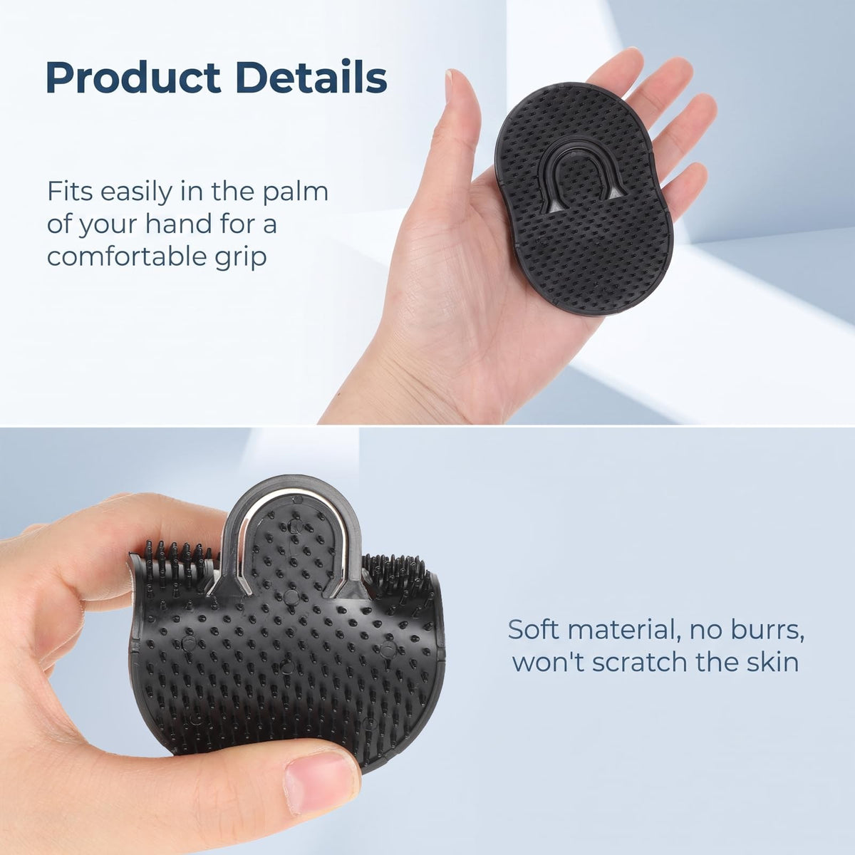 12 Pack Portable Pocket Combs for Men - Hair & Scalp Massage Brushes