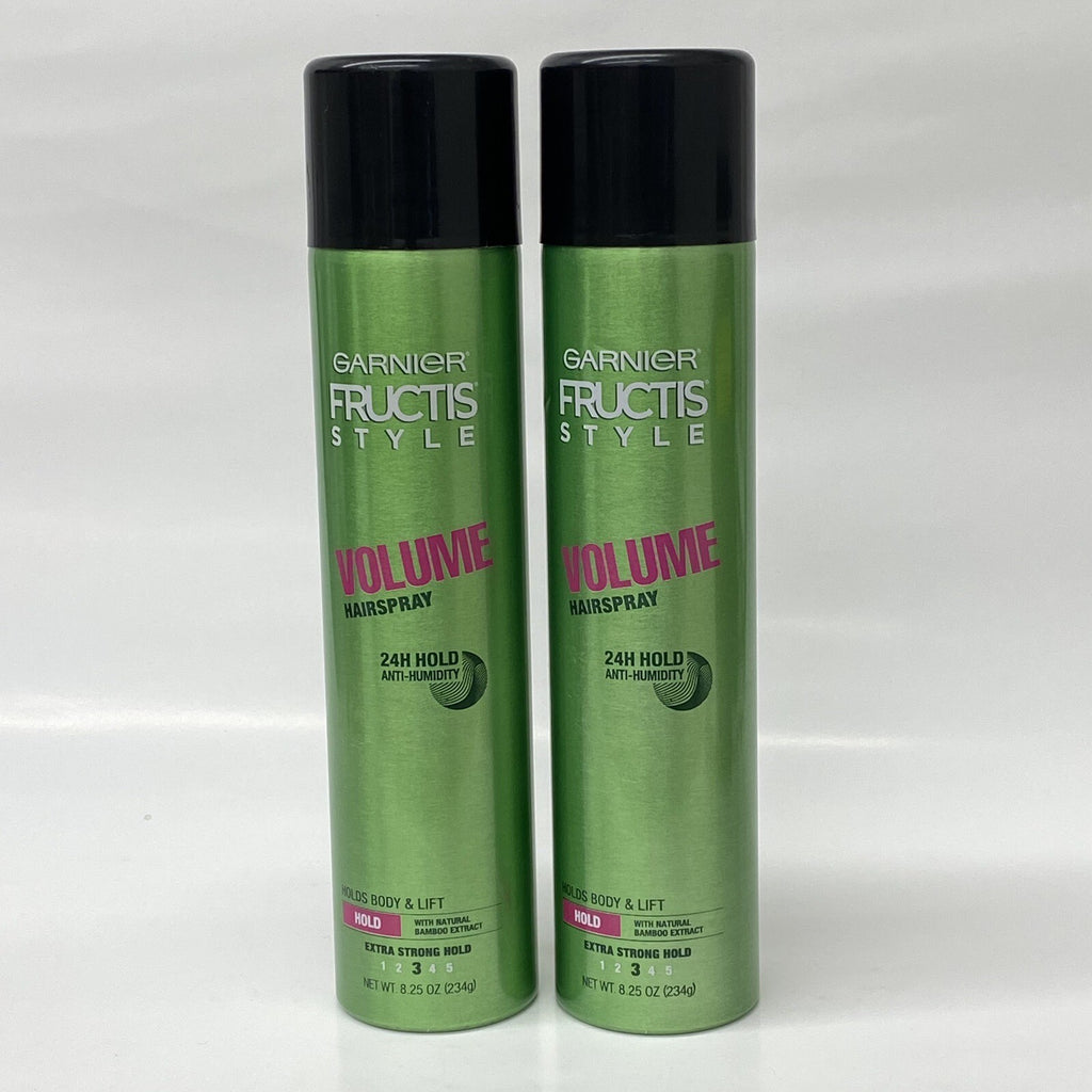 Garnier Fructis Style Anti-Humidity Volume Hairspray Extra Strong Hold 2 Pack