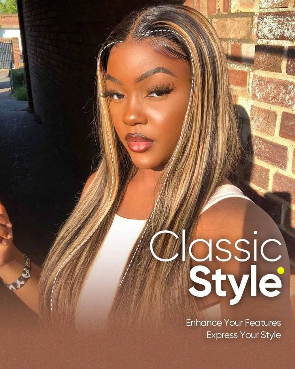 Honey Blonde 13x4 Transparent Lace Wig with Natural Hairline - Unbranded