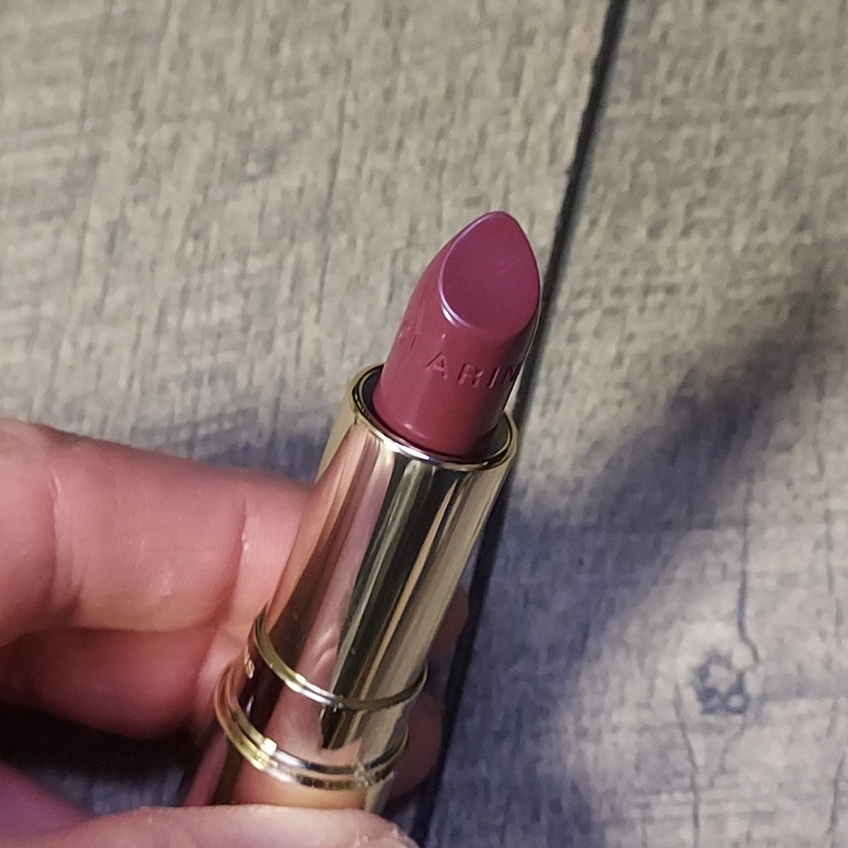 Clarins Joli Rouge Long Wear Lipstick Plum 744 Moisturizing Lip Color