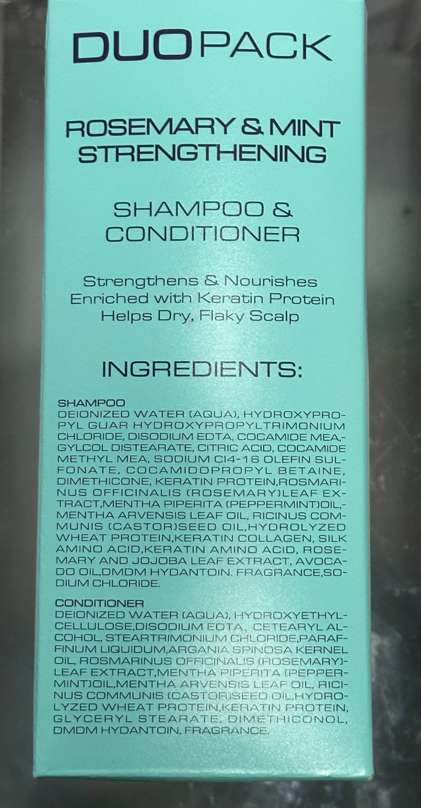 Argan Oil Moroccan Rosemary Mint Strengthening Shampoo and Conditioner Set