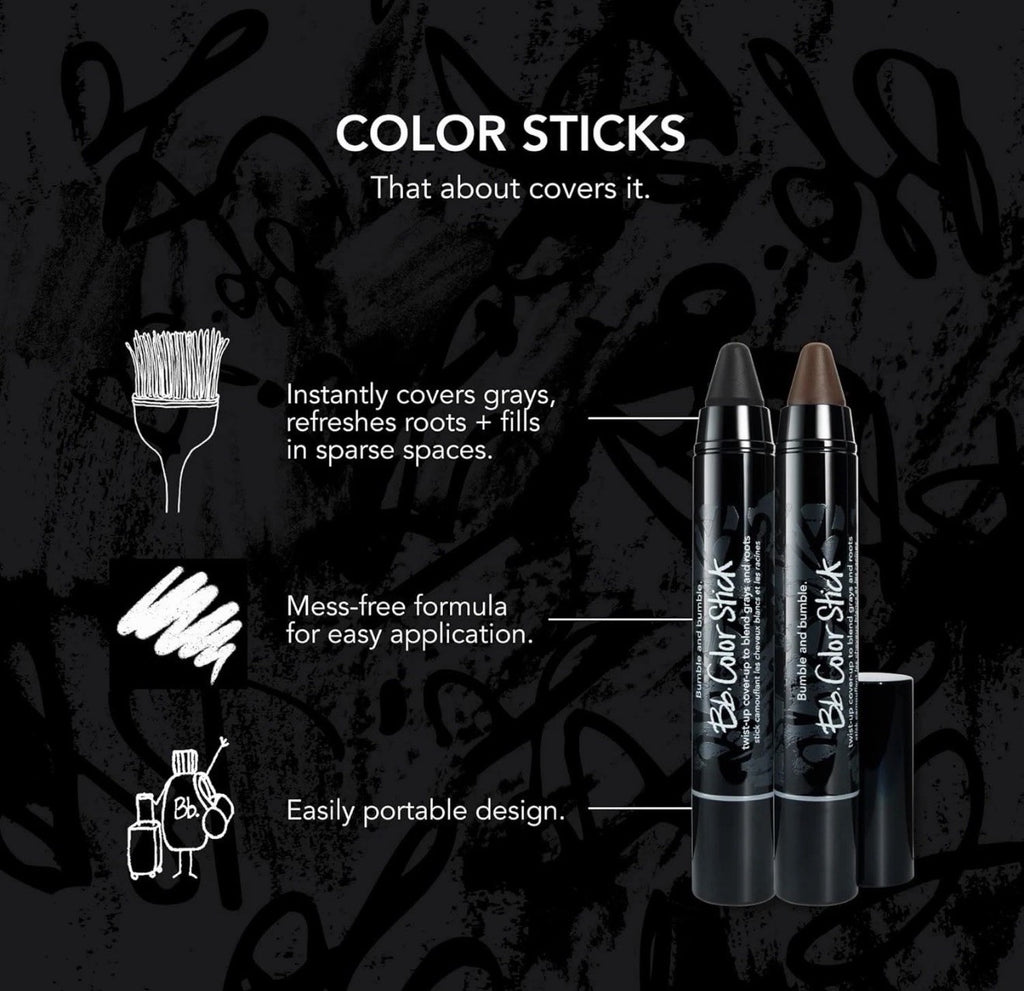 Root Coverup Hair Crayon Brown - Gray Root Concealer Stick for Hair Touch-Ups