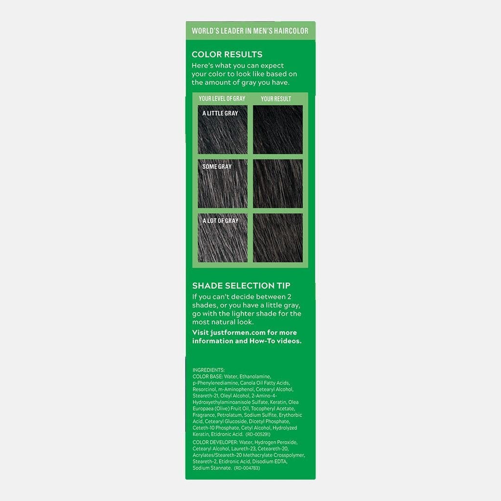 Hair Color Kit - Permanent Gray Cover, Dark Brown, 3 Pack