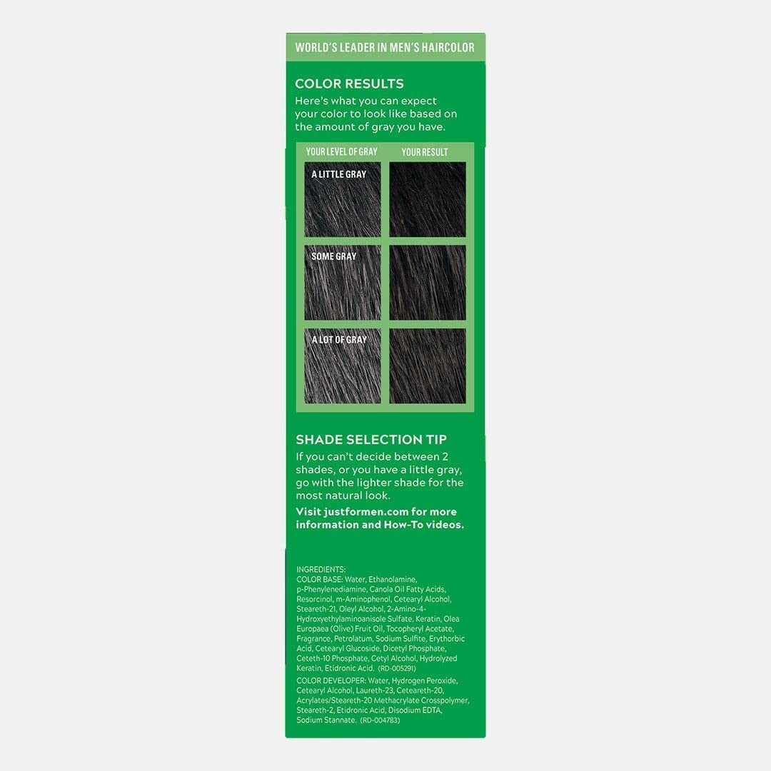 Hair Color Kit - Permanent Gray Cover, Dark Brown, 3 Pack
