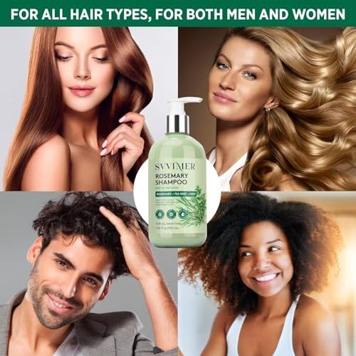 Volumizing Hair Thickening Shampoo with Tea Tree Oil & Biotin - 2 Pack