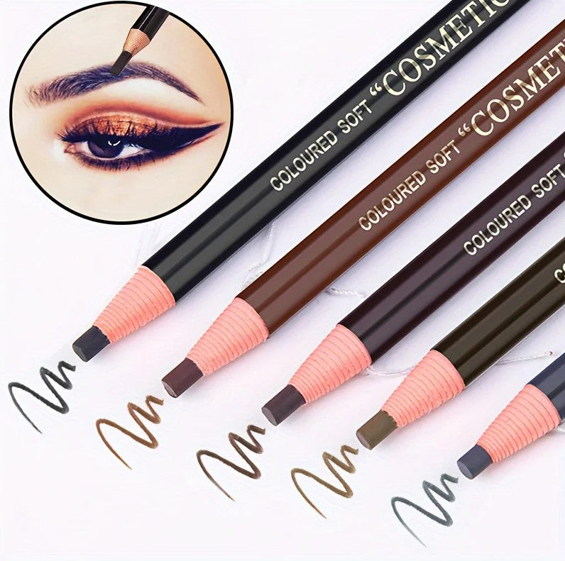 Eyebrow Pencil Natural Smudge Proof No Sharpening Brow Pen - Multiple Colors