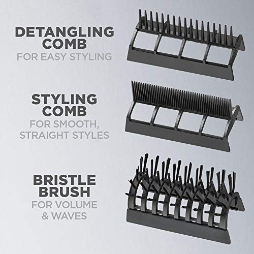 3-in-1 Hair Dryer with Attachments - 1875W Styling & Drying Tool