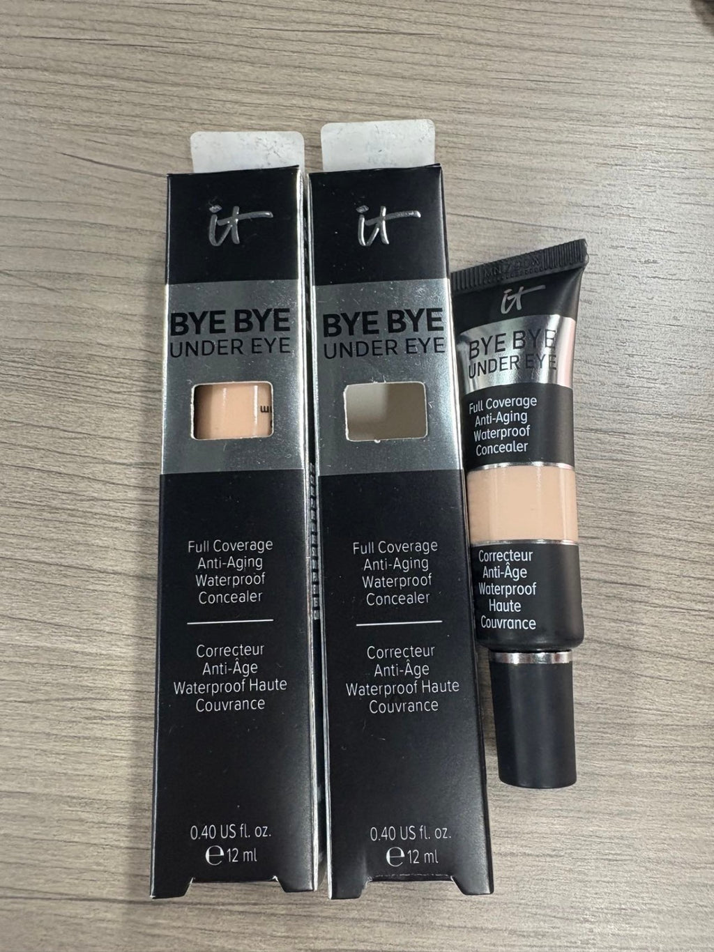 Waterproof Under Eye Concealer Anti-Aging Full Size 12ml - Multiple Shades