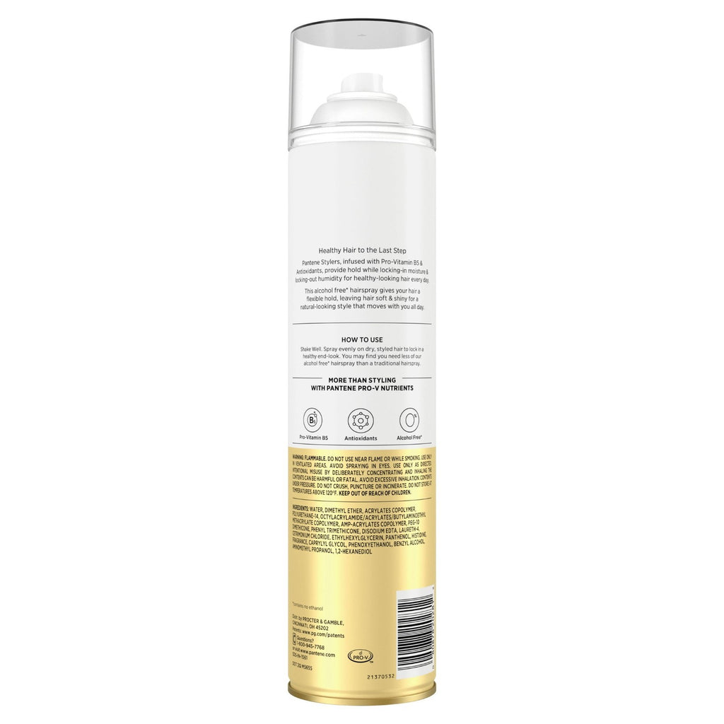 Pantene Flexible Hold Hair Spray Level 3 Alcohol-Free 14oz Set